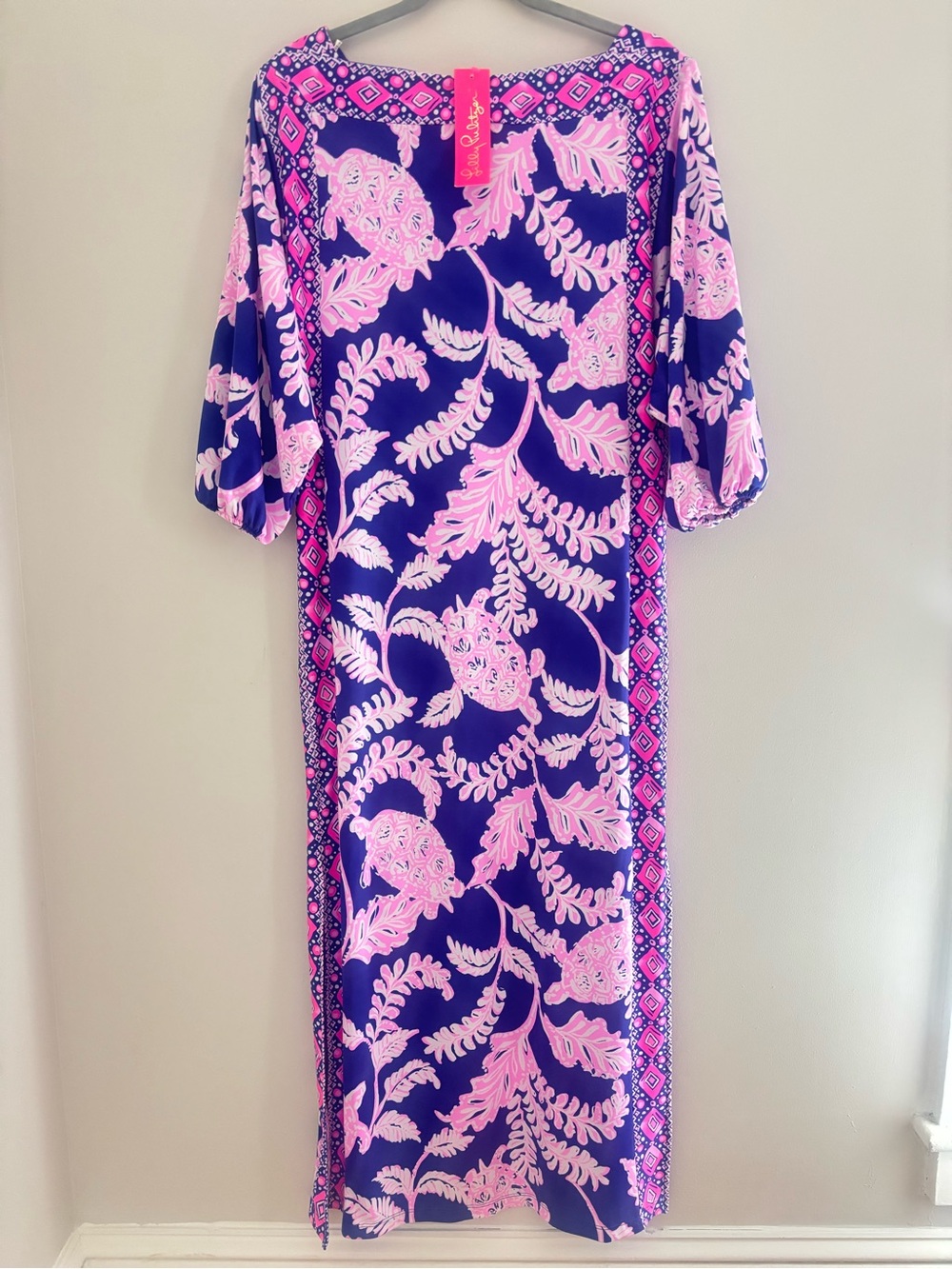 Lilly Pulitzer Navy (SILVA Maxi dress) new w/ tags (loose fit)